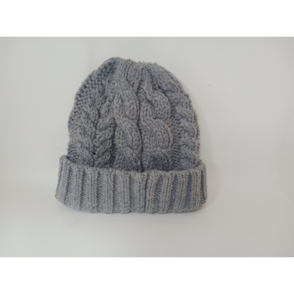 Timberland Children Gray Grey Knit Toboggan Beanie - Picture 2 of 4
